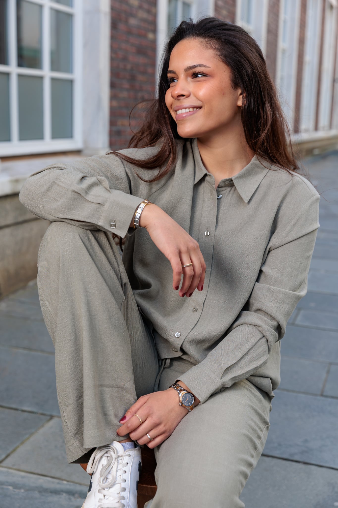 Viva Lin Skjorte - Grønn/ Vetiver